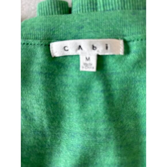 CAbi Green Button up Cardigan style 697 size Medium - Picture 5 of 6